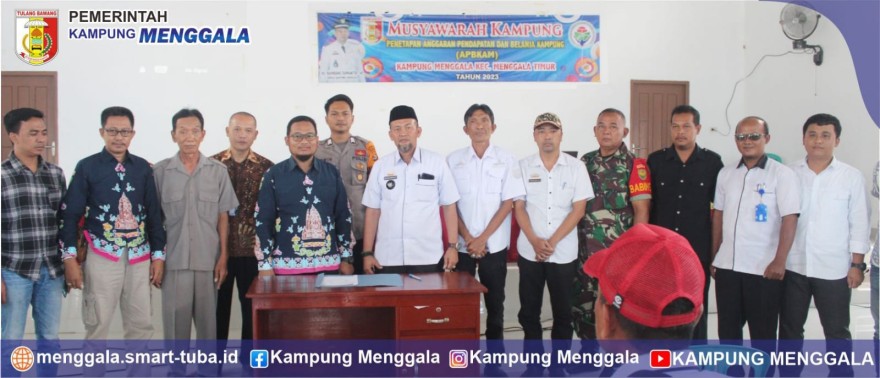 Musyawarah Penetapan APBKAM Kampung Menggala Tahun 2023