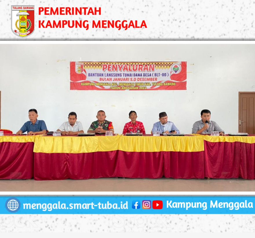 PENYERAHAN BLT-DD  Tahap 3 Kampung Menggala Kec Menggala Timur