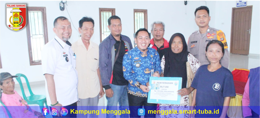 PENYALURAN BLT-DD  KAMPUNG MENGGALA TRIWULAN IV  (Oktober - Desember)  Tahun 2023